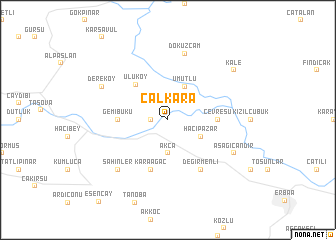 map of Çalkara