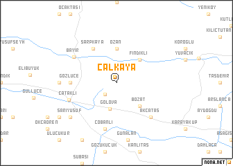 map of Çalkaya