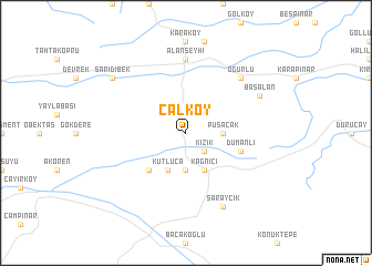 map of Çalköy