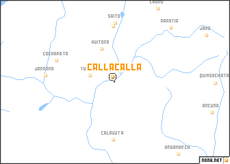 map of Calla-calla