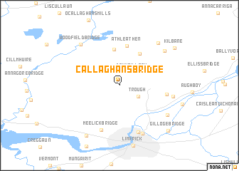 map of Callaghanʼs Bridge