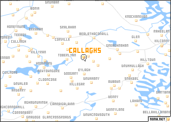 map of Callaghs