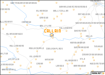 map of Callain