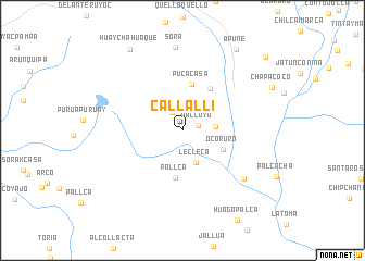 map of Callalli