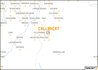 map of Callancay