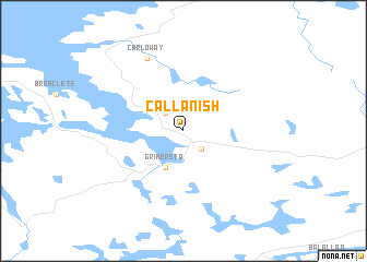 map of Callanish