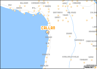 map of Callan