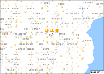 map of Callan