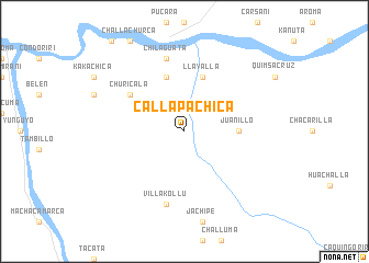 map of Callapa Chica