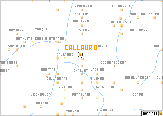 map of Callauro