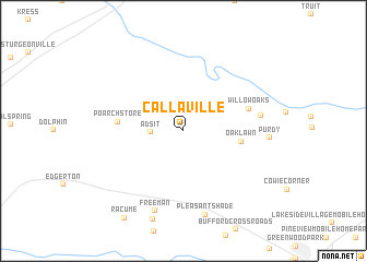 map of Callaville