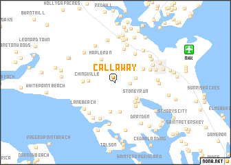 map of Callaway