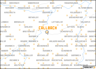 map of Callbach