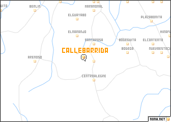 map of Calle Barrida