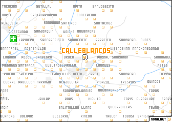 map of Calle Blancos