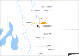 map of Callejas