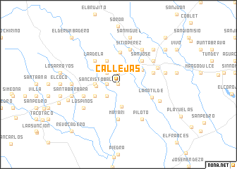 map of Callejas