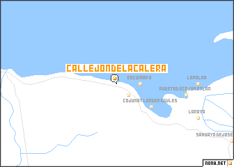 map of Callejón de la Calera