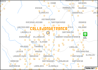 map of Callejón de Tranca