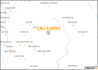 map of Callejones