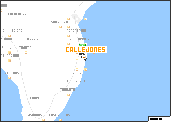 map of Callejones