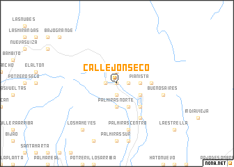 map of Callejón Seco