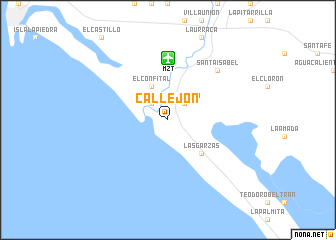 map of Callejón