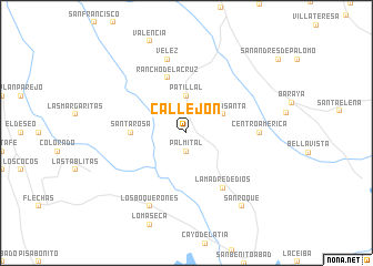 map of Callejón