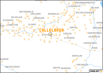 map of Calle Larga