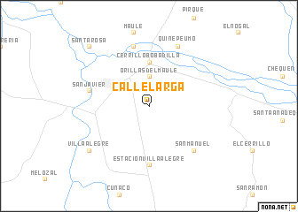 map of Calle Larga
