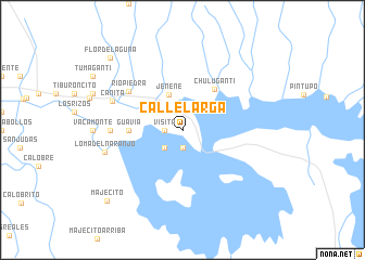 map of Calle Larga