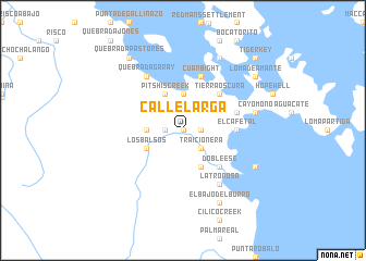 map of Calle Larga