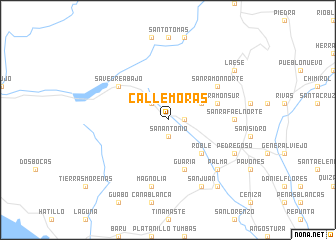 map of Calle Moras