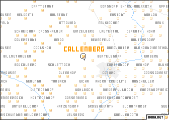 map of Callenberg