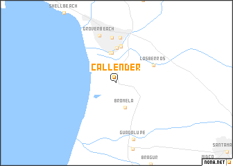 map of Callender