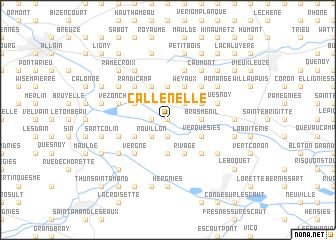 map of Callenelle