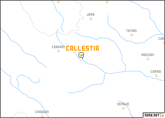 map of Callestia