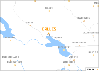 map of Calles