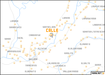 map of Calle