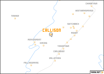 map of Callison