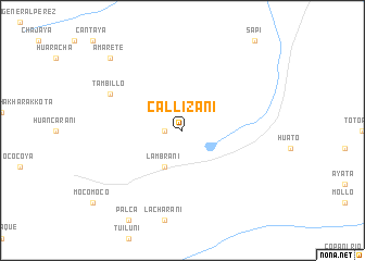 map of Callizani