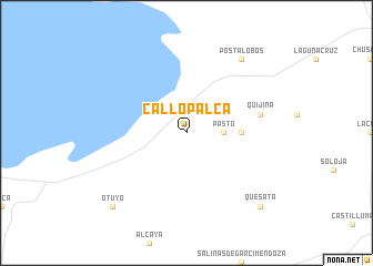 map of Callo Palca