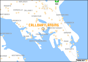 map of Calloway Landing