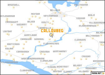 map of Callowbeg