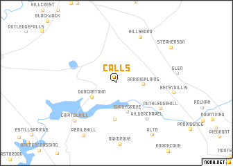 map of Calls