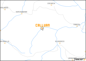 map of Calluán