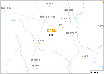 map of Call