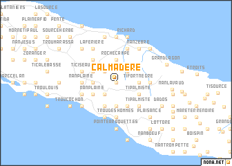 map of Calmadère