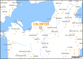 map of Calmayon