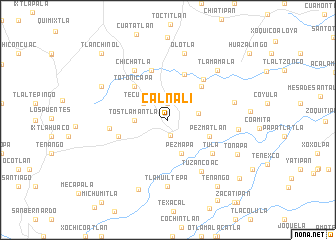 map of Calnalí